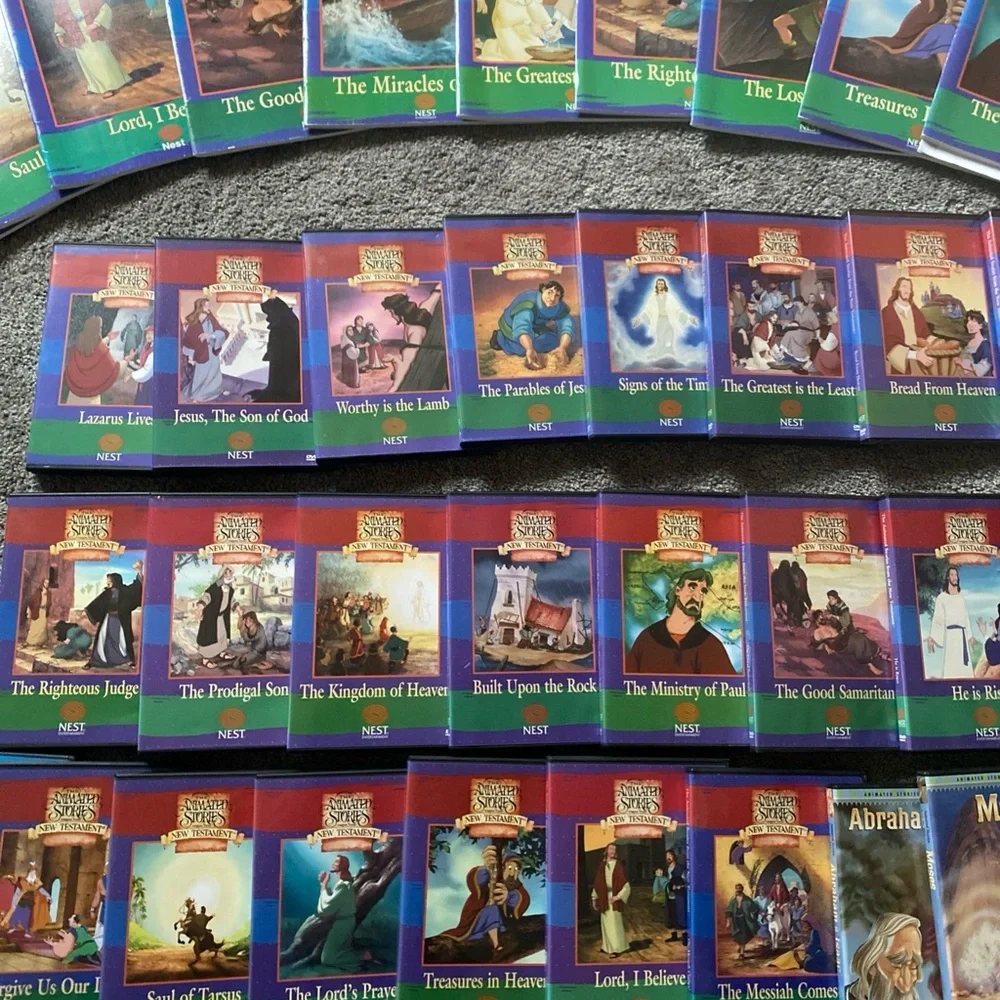 HUGE Nest Sunday School Animated Stories DVD & Reproducible Activity Book Set - Picture 3 of 16